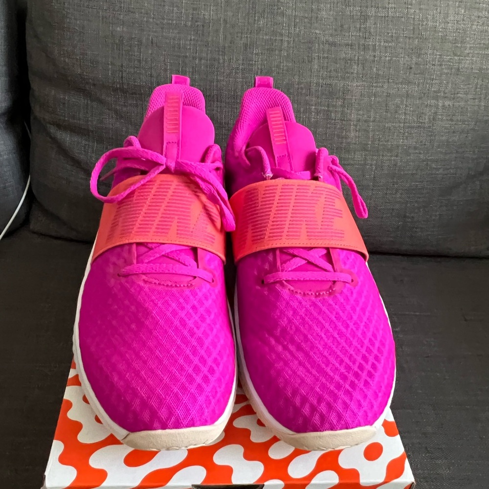 Pink and orange size 11 womens nike renew in season TR 9
